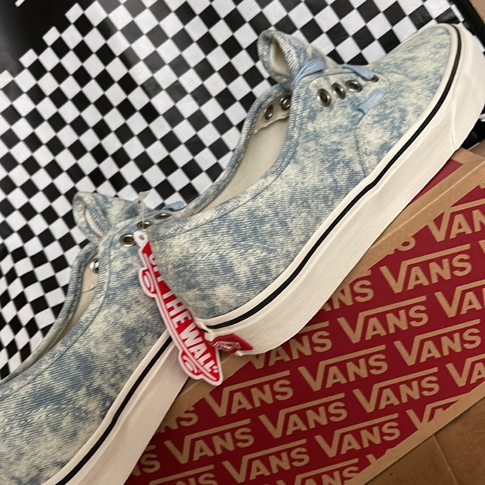 Vans Authentic Denim Destroy Winter Sky/Marshmallow WMNS sneakers - Picture 15 of 16
